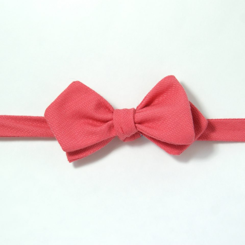 Cotton Pique Bow Tie